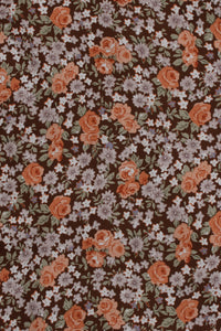 Emory Park Macie Midi Dress, in brown floral. (fabric)