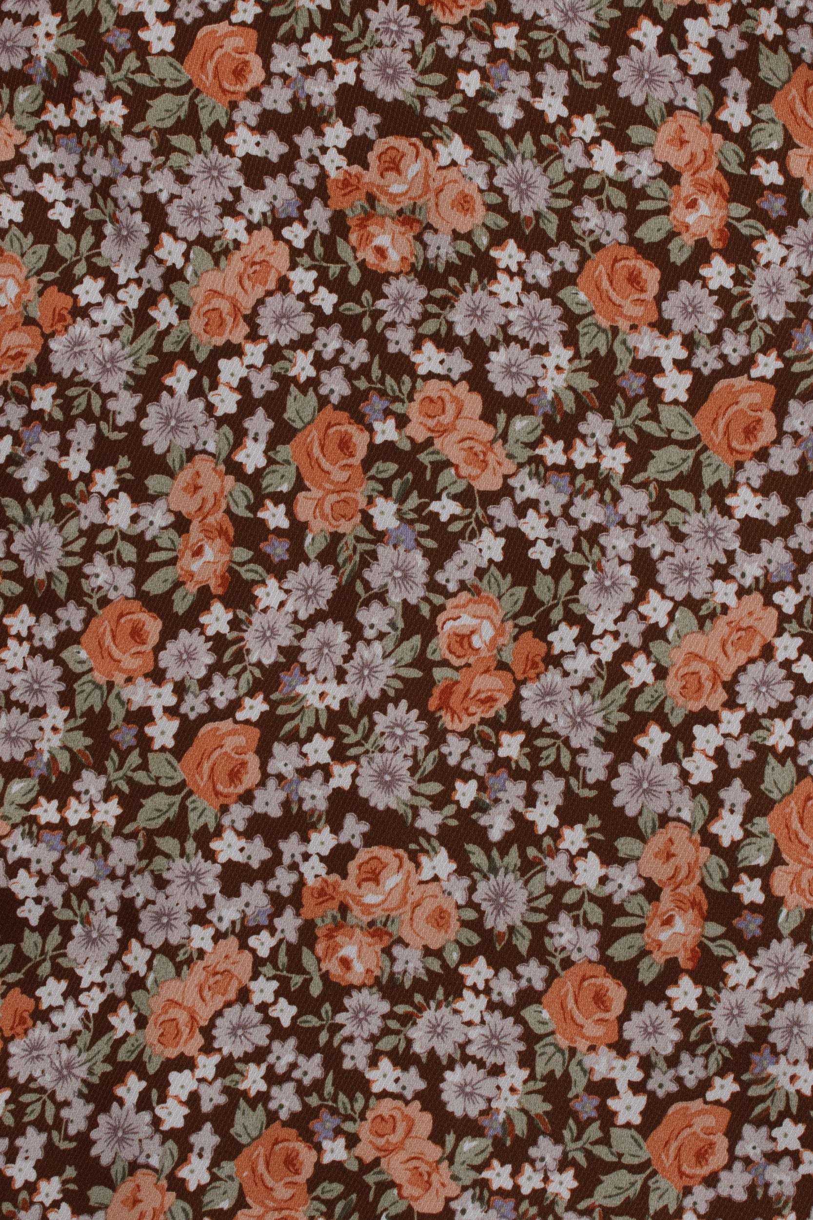 Emory Park Macie Midi Dress, in brown floral. (fabric)