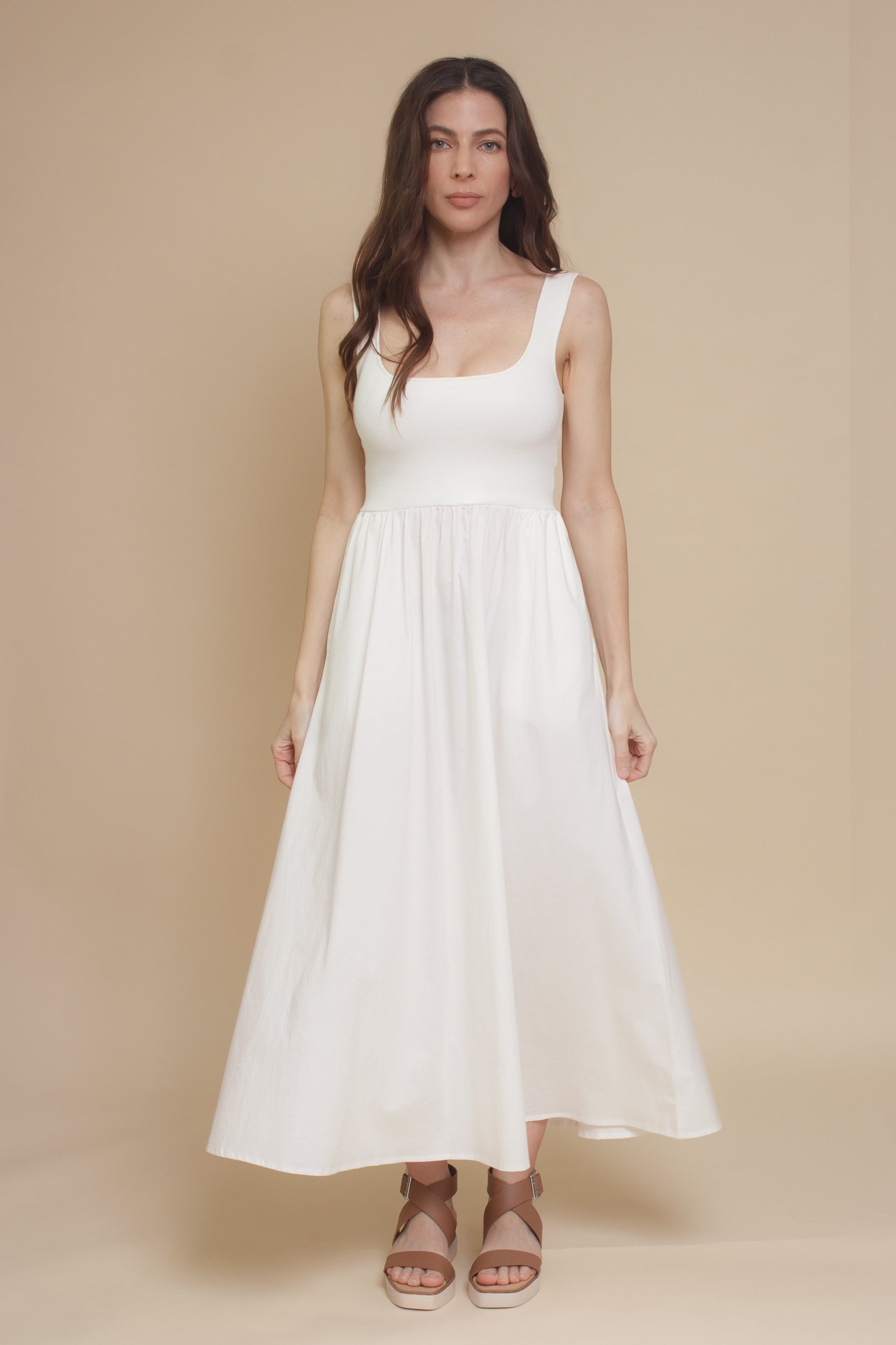 ALL ROW Lucinda Dress, in white.