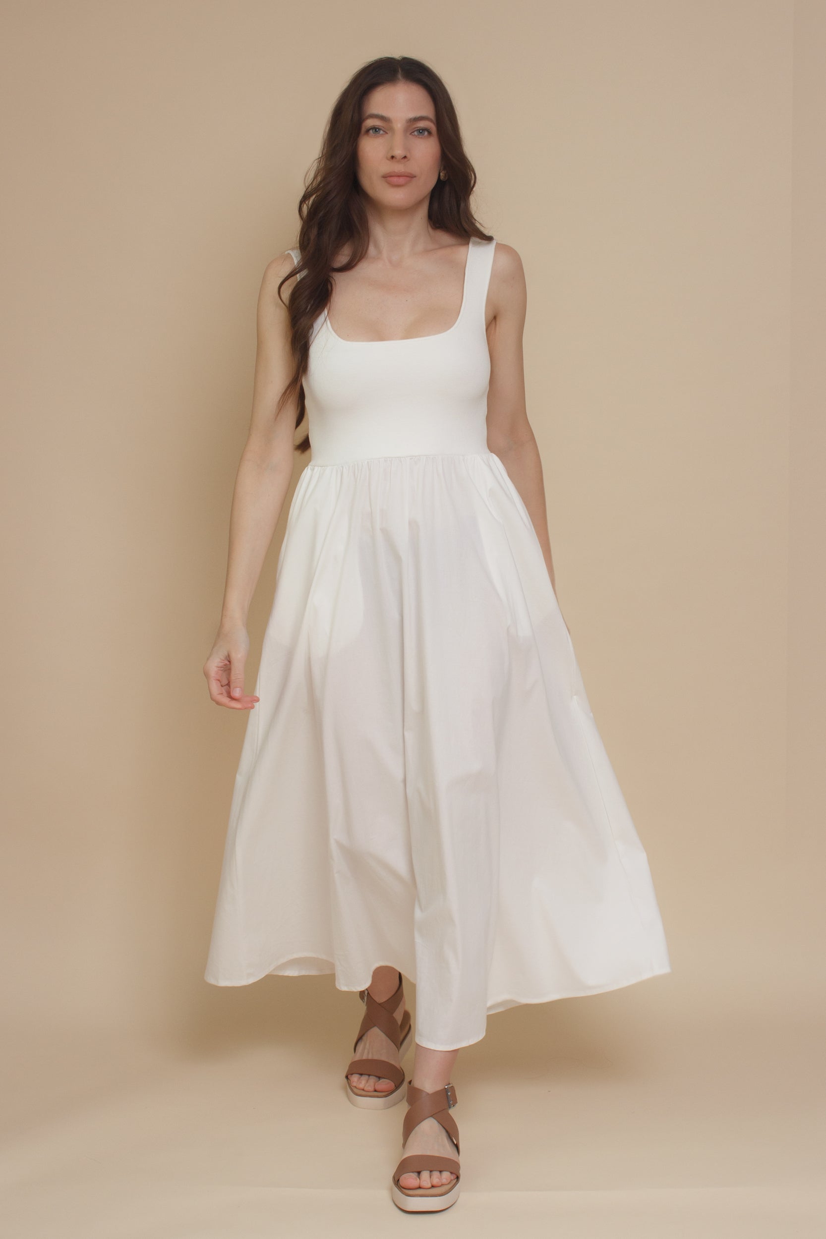 ALL ROW Lucinda Dress, in white.