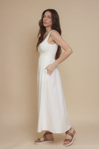 ALL ROW Lucinda Dress, in white.