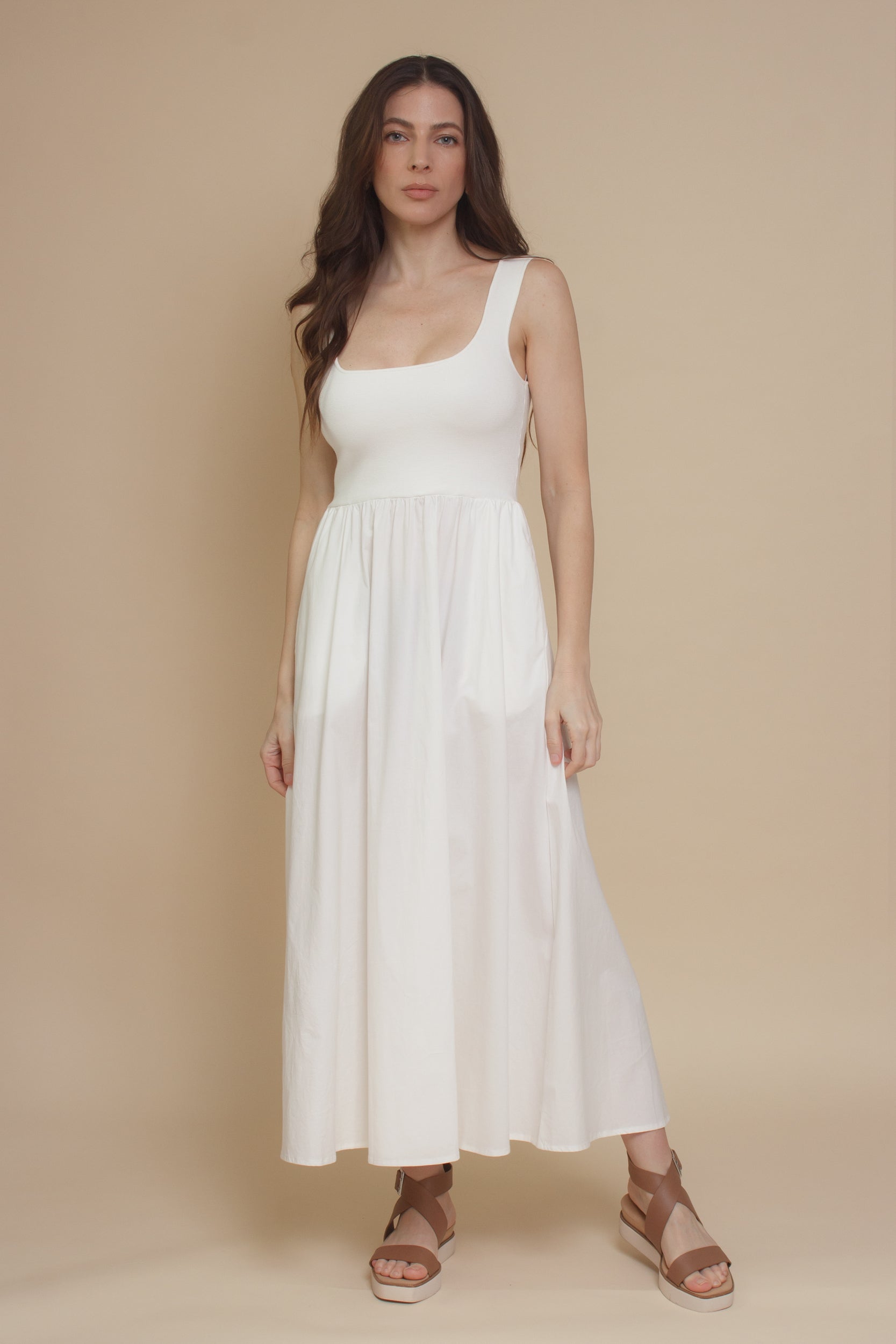 ALL ROW Lucinda Dress, in white.