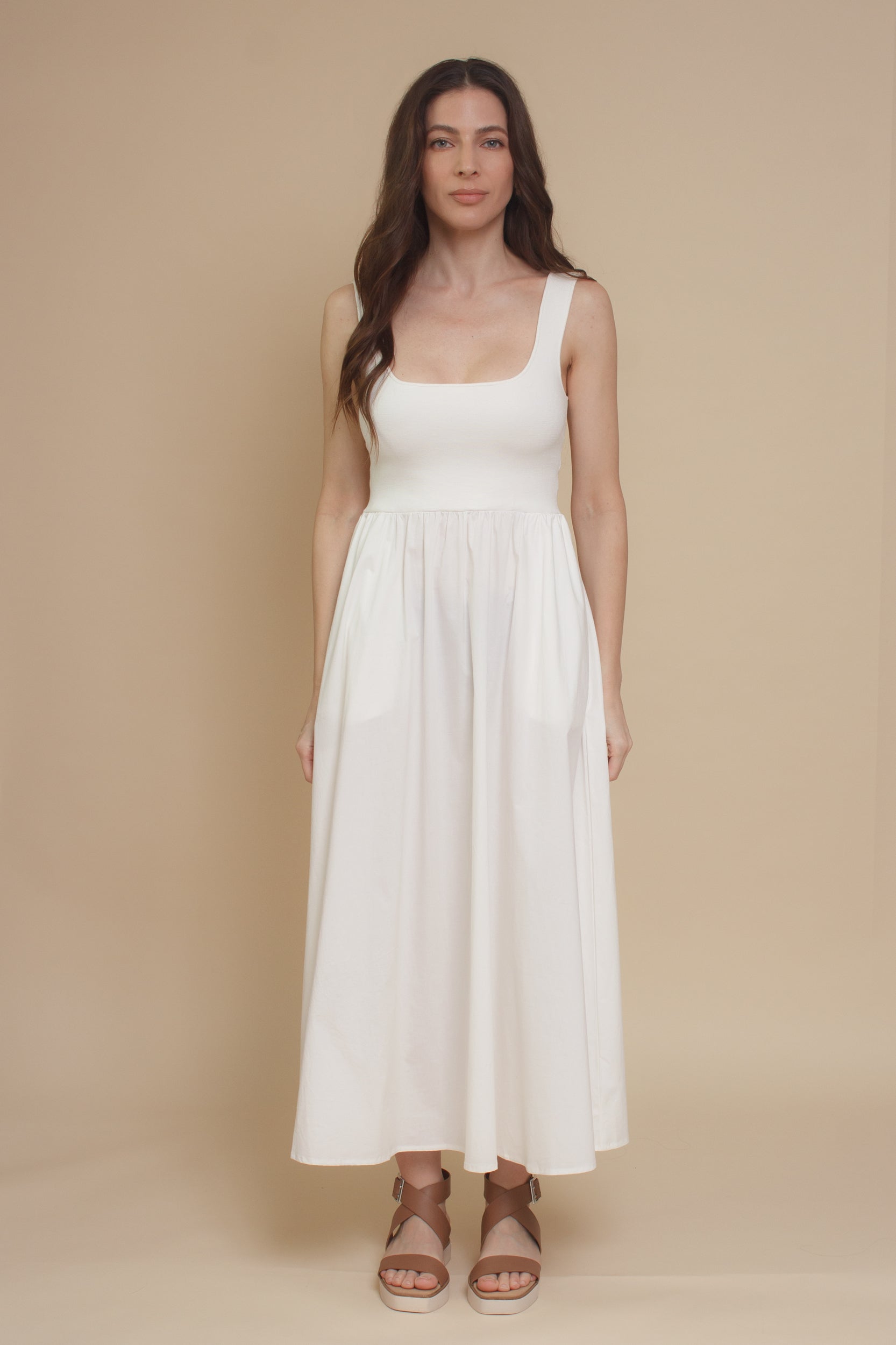 ALL ROW Lucinda Dress, in white.