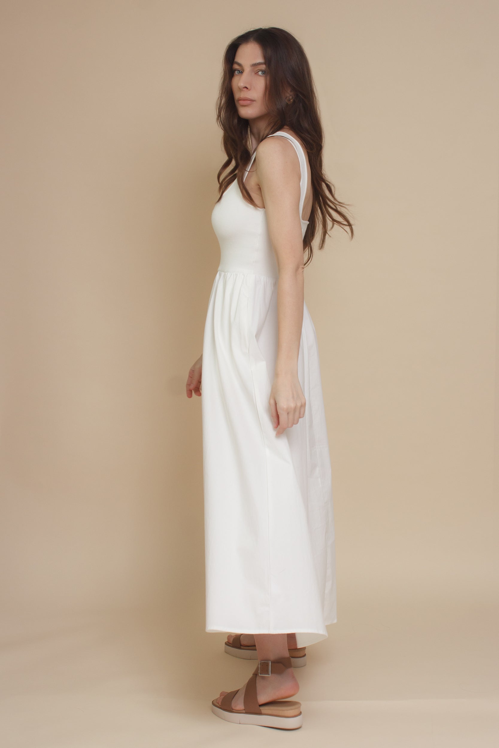 ALL ROW Lucinda Dress, in white.