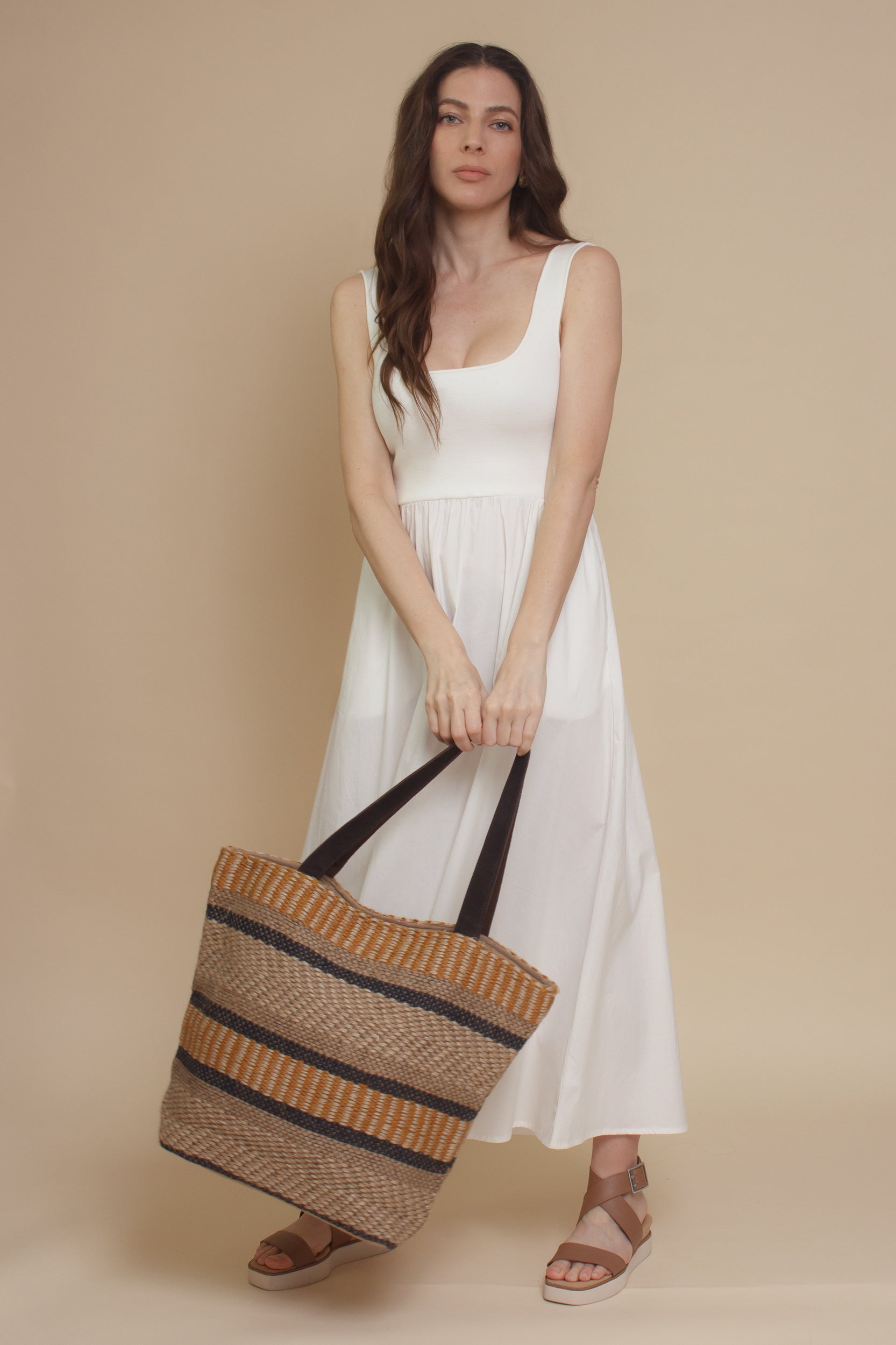 ALL ROW Lucinda Dress, in white.