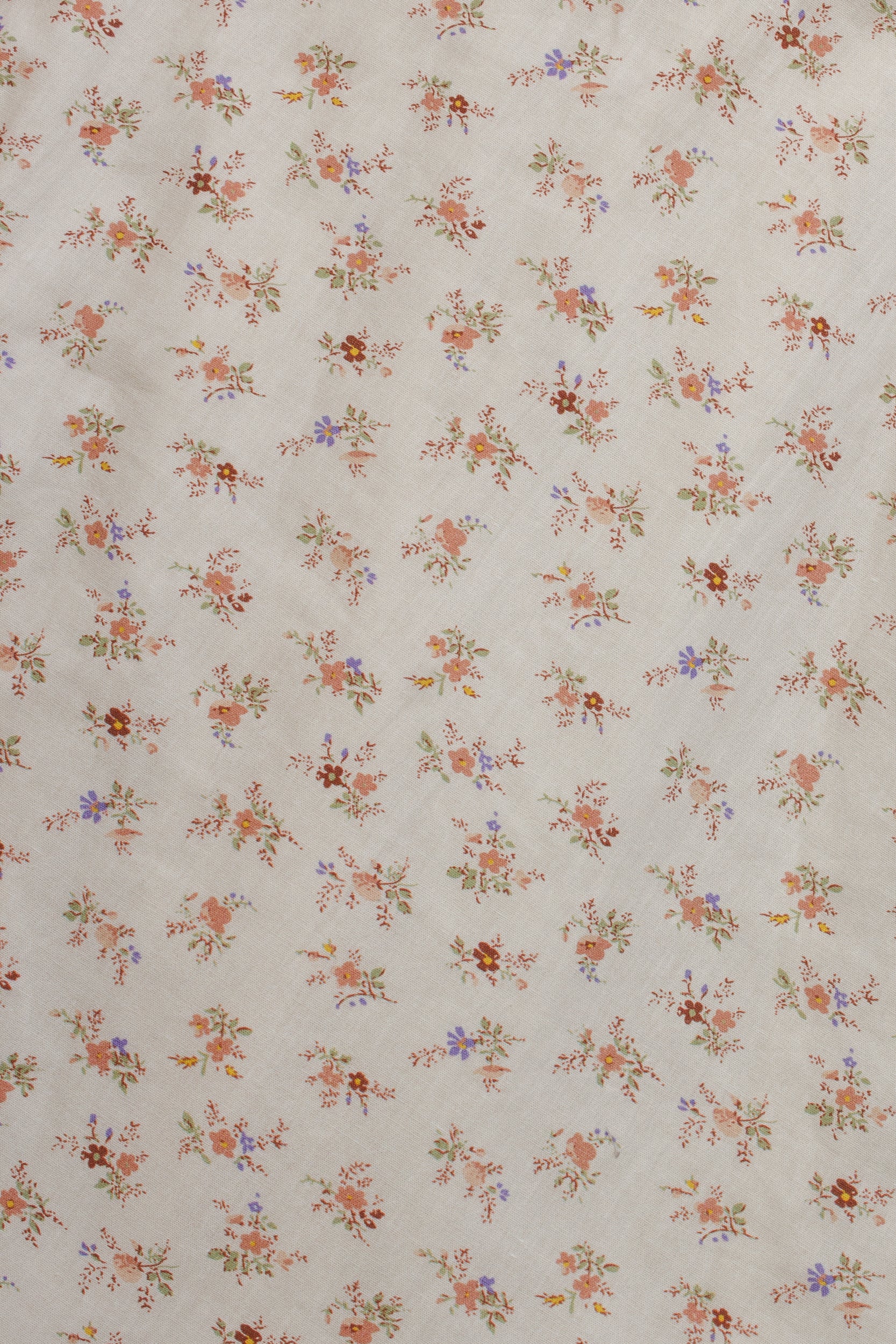 Storia ditsy floral bow front mini dress, in cream multi.