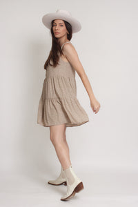Floral romper, in olive. Image 14