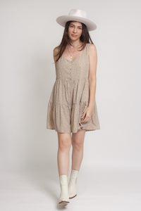 Floral romper, in olive. Image 19