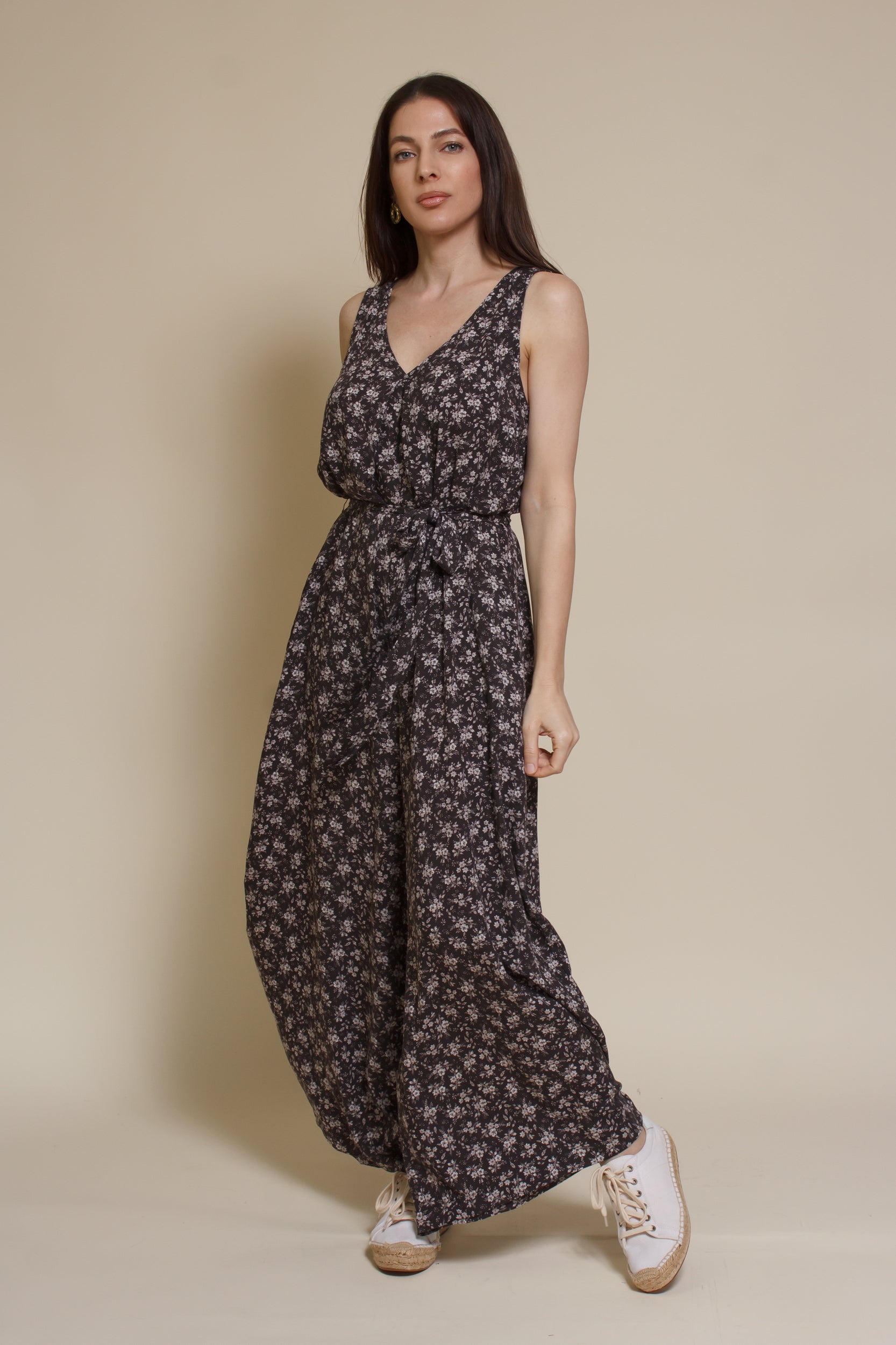 Calista Wide Leg Floral Jumpsuit – Franklin Sunset