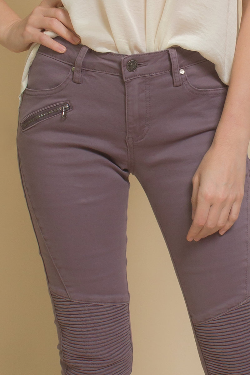 Wishlist denim jeans with textured knees, in midnight.