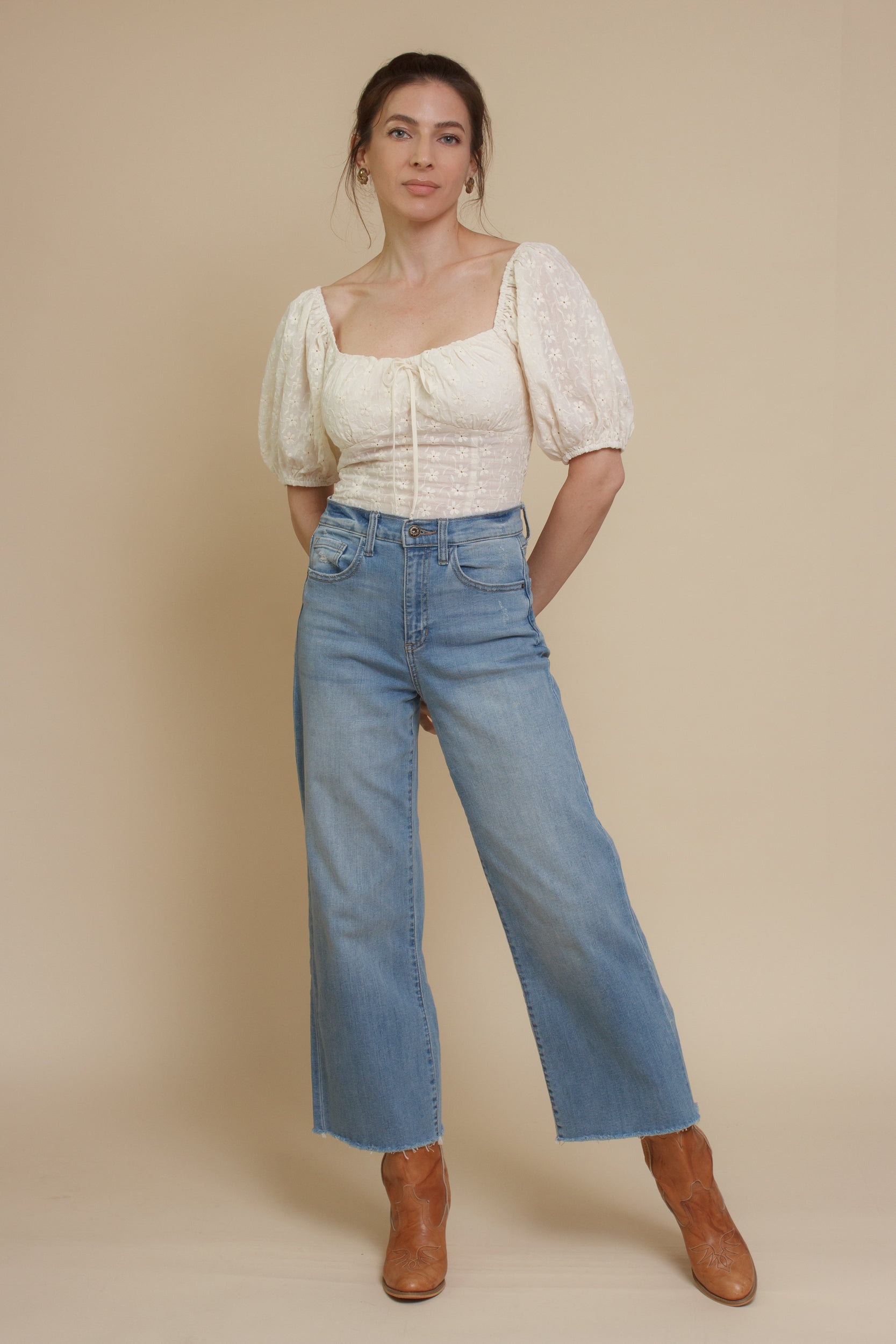bibiy新品DAISY TULLE TOP 花柄刺繍トップスの通販 by Hana's