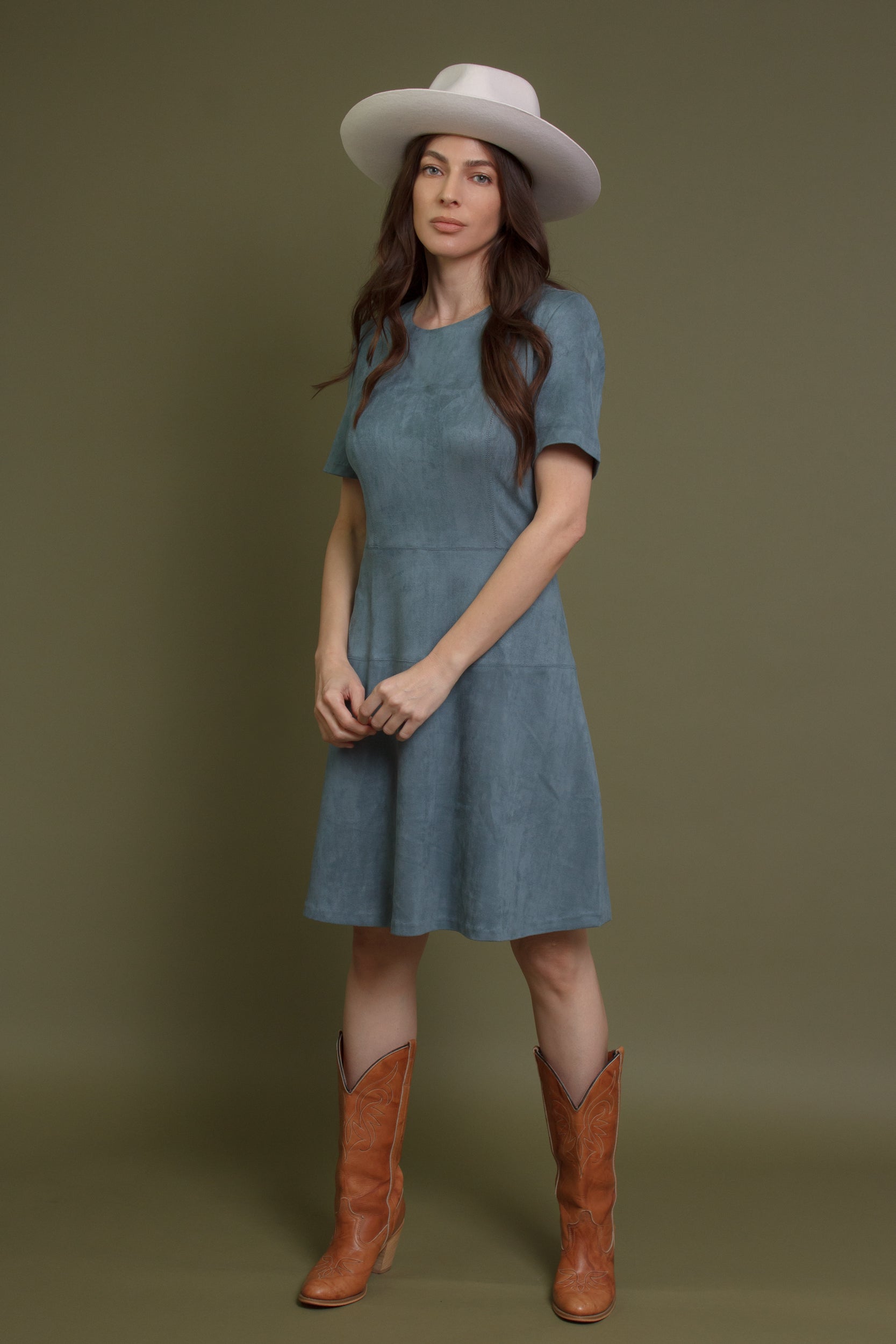 Carmella Suede Dress