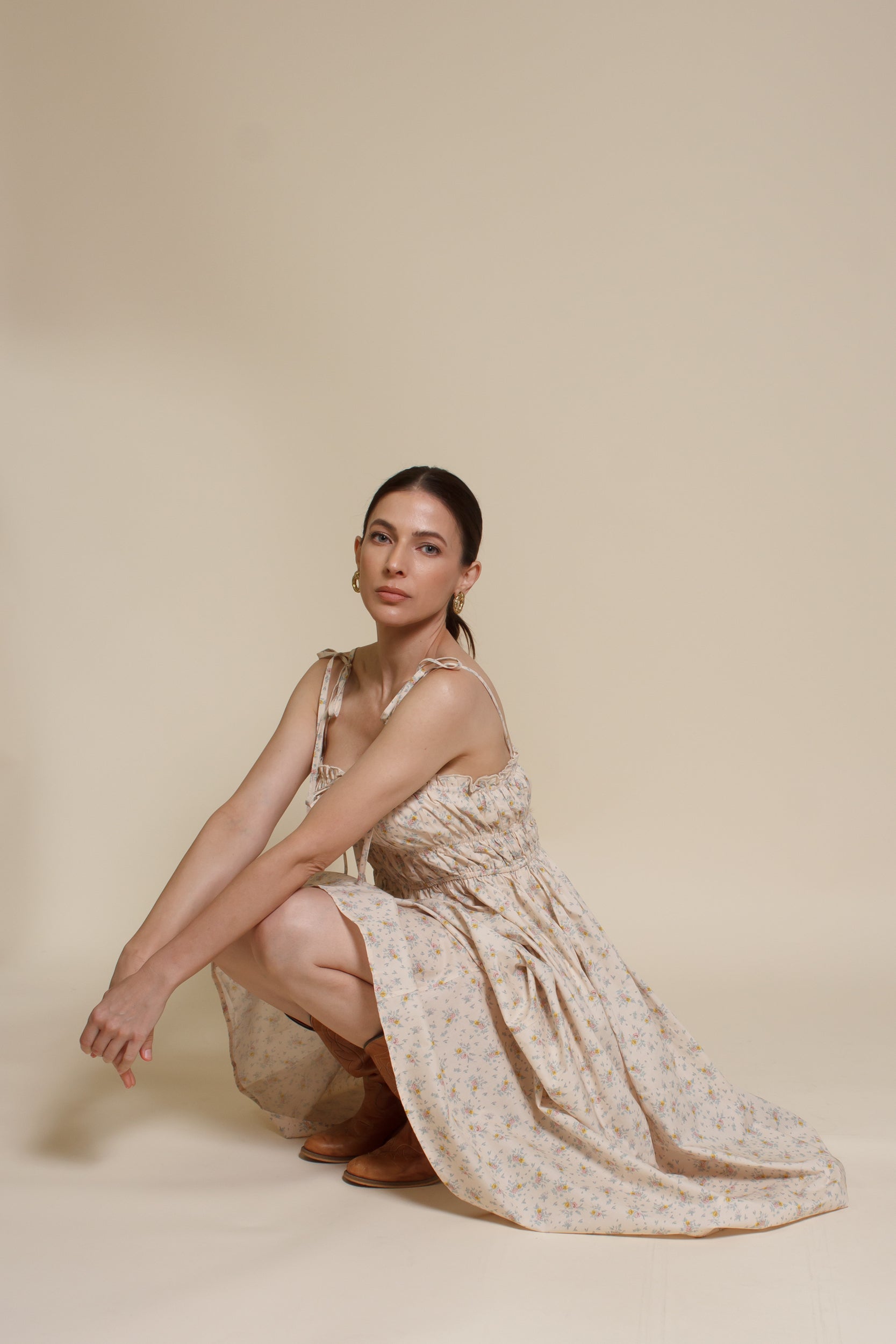 In Loom Floral Maxi Dress – Franklin Sunset