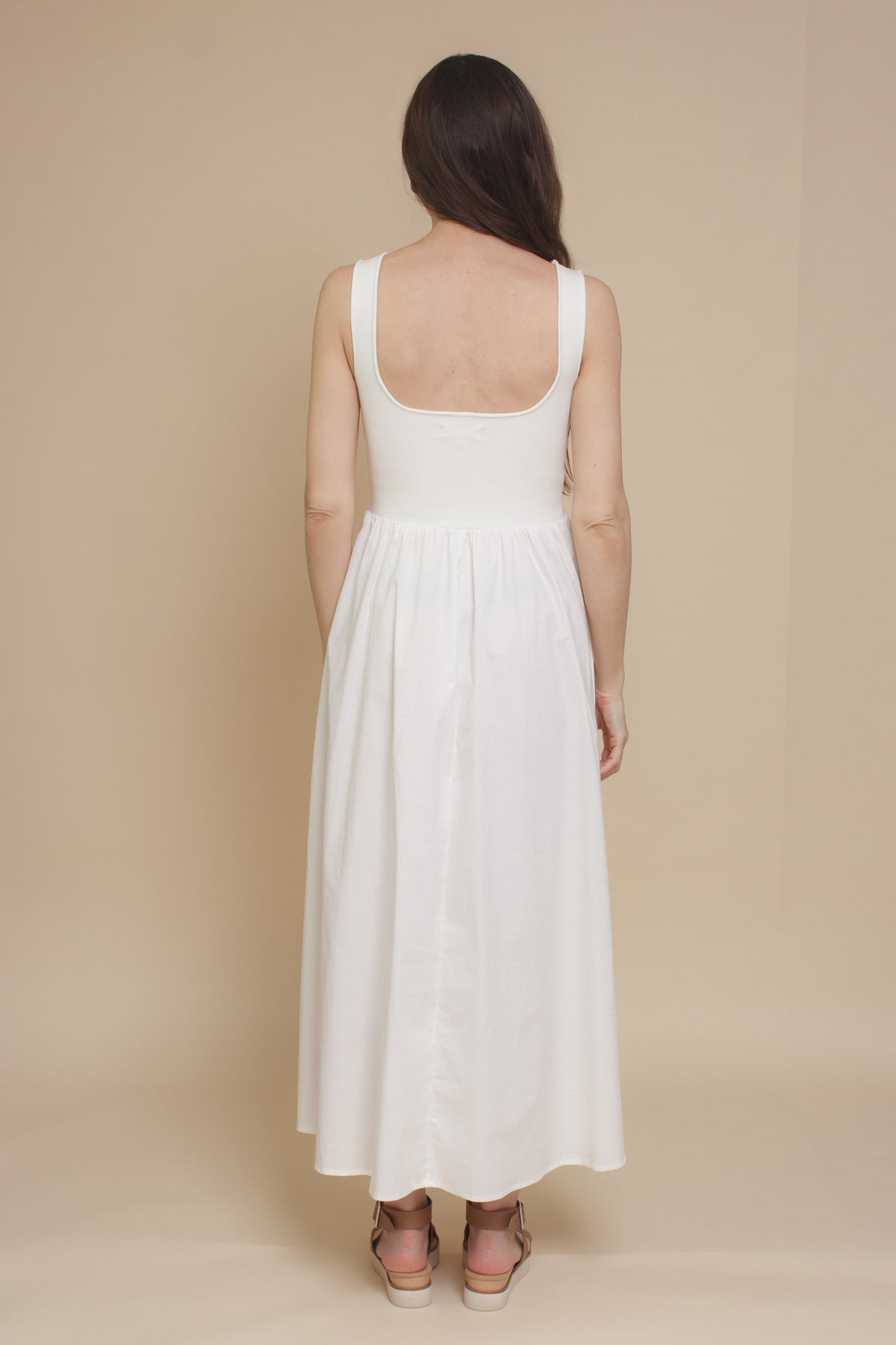 ALL ROW Lucinda Dress, in white.