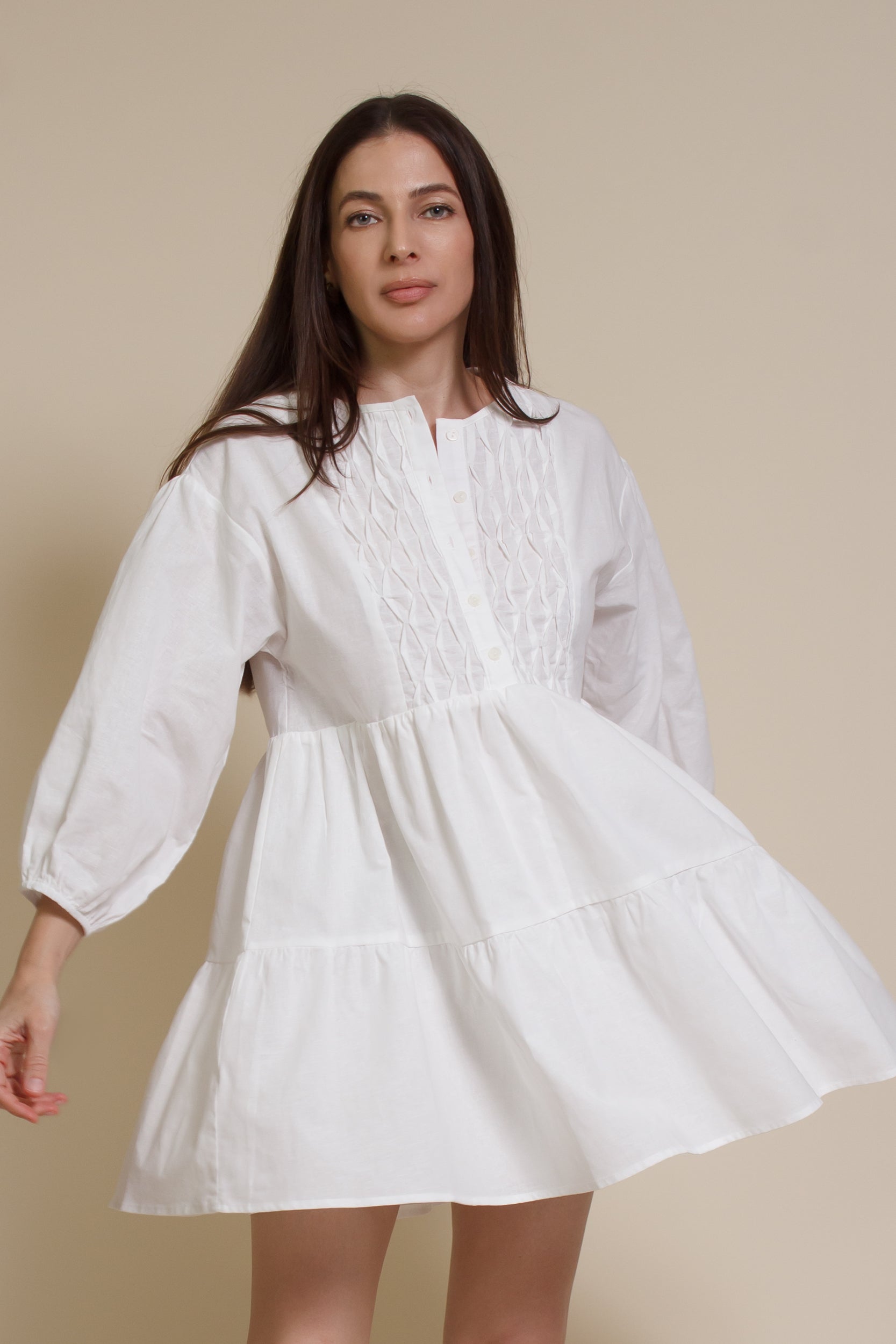 larnie linen mini dress Mira in Lemon Peppermayo Exclusive Elevate your evening with the Larnie Linen Mini Dress Larnie Linen Mini Dress -