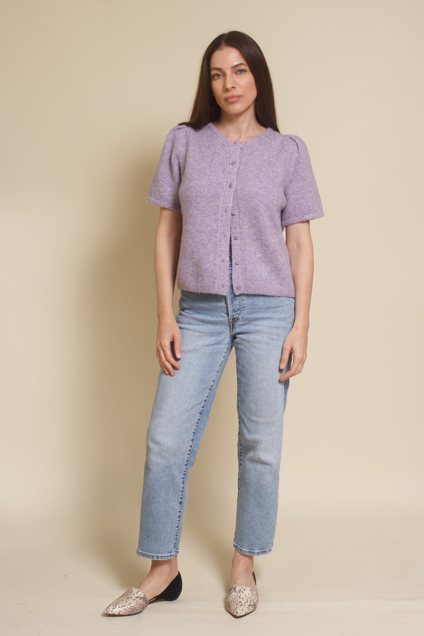 &Merci Short Sleeve Cardigan – Franklin Sunset