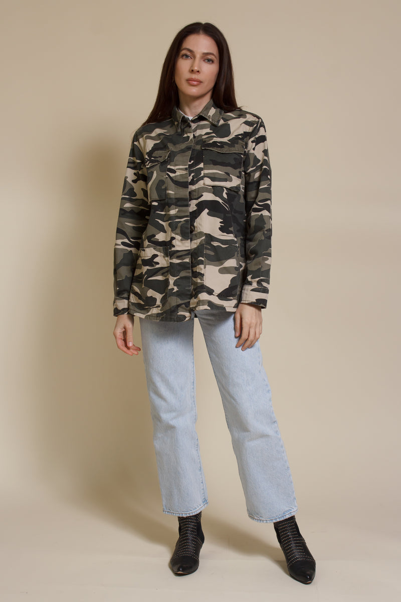 Mod Ref camouflage shirt jacket.