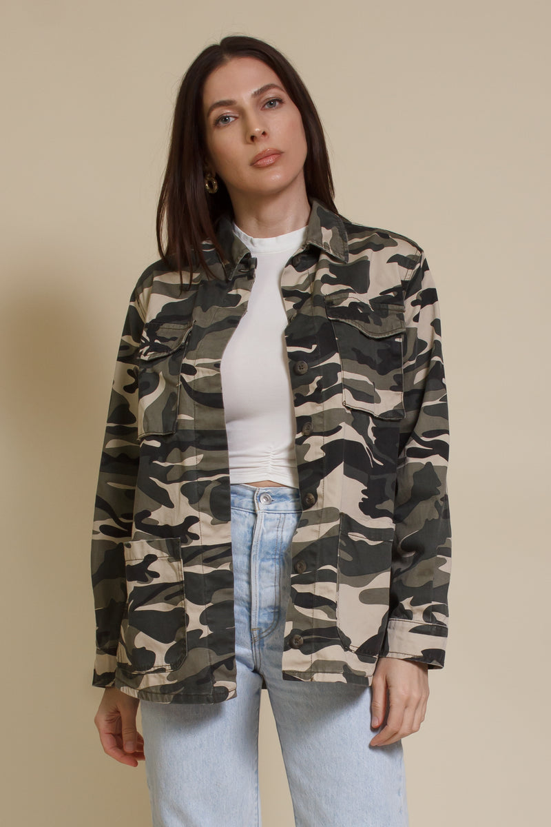 Mod Ref camouflage shirt jacket.