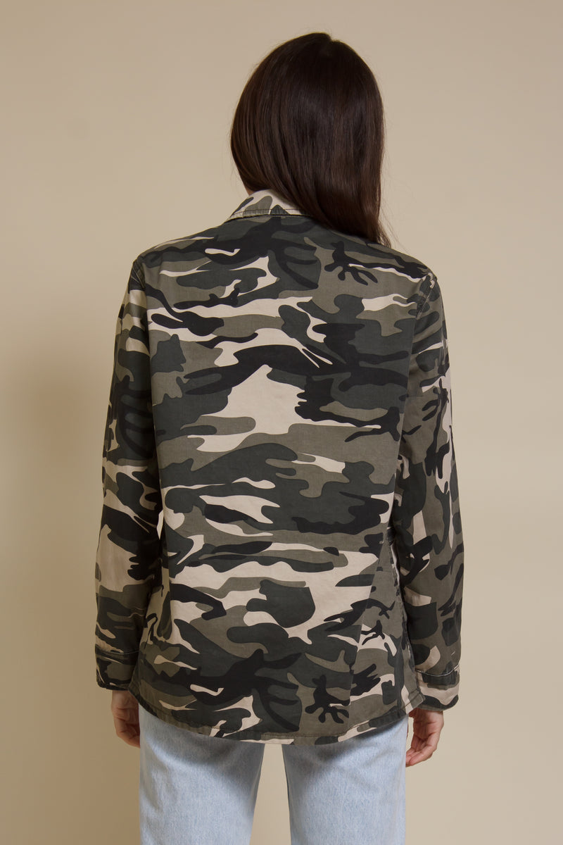 Mod Ref camouflage shirt jacket.