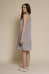 Mod Ref Lizzie textured mini dress, in grey.