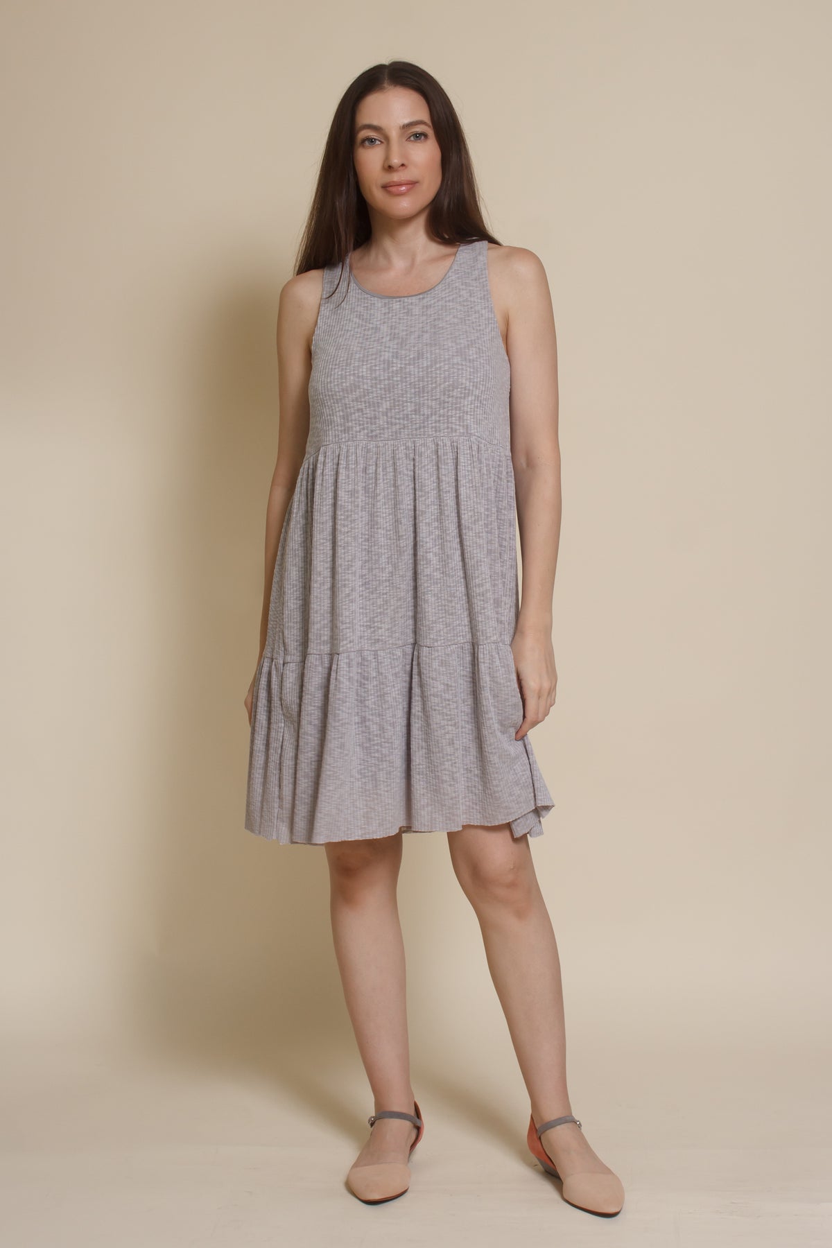 Mod Ref Lizzie Dress, in grey.