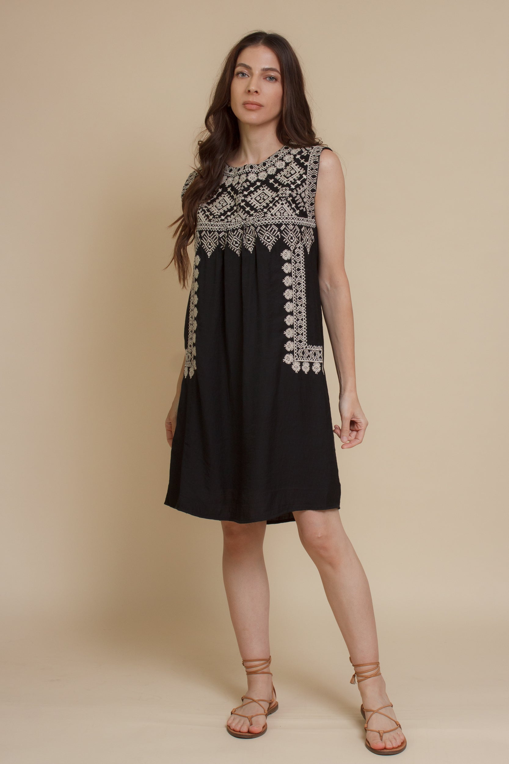 THML Moroccan Embroidered Dress x-small THML Moroccan Embroidered Dress x-small