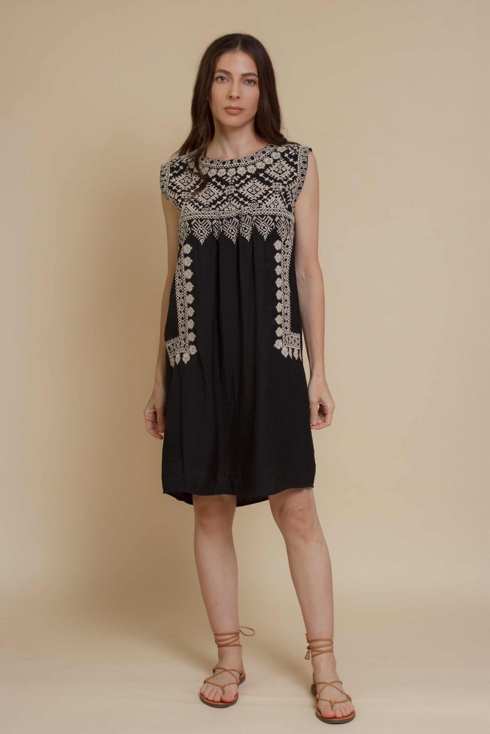 THML Moroccan Embroidered Dress x-small THML Moroccan Embroidered Dress x-small