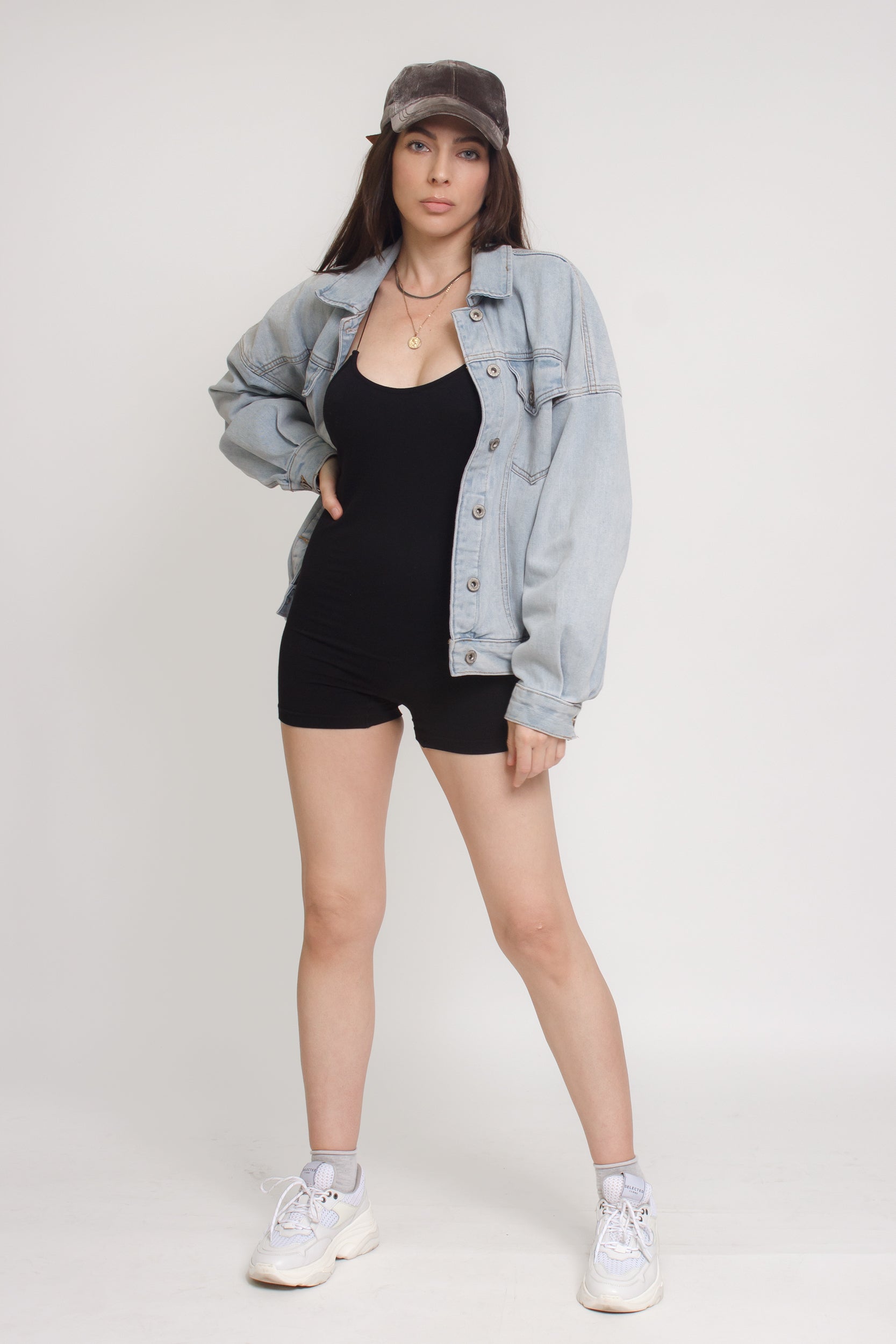 Wishlist Oversized Denim Jacket – Franklin Sunset