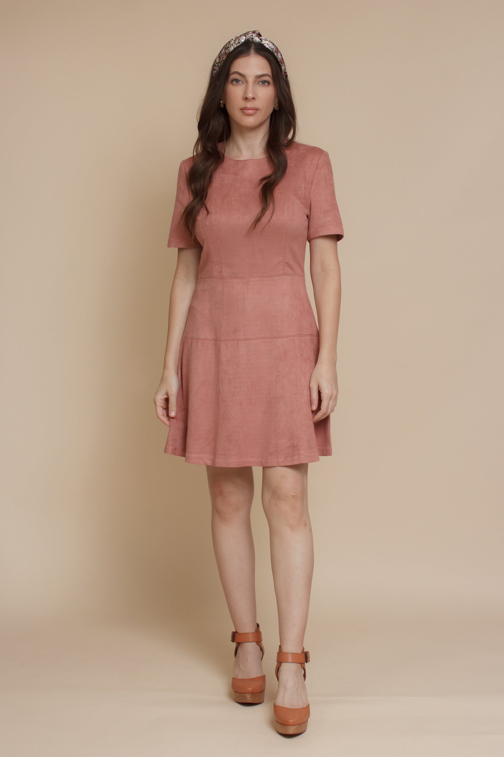 Carmella Suede Dress