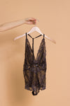 Lace bodysuit.