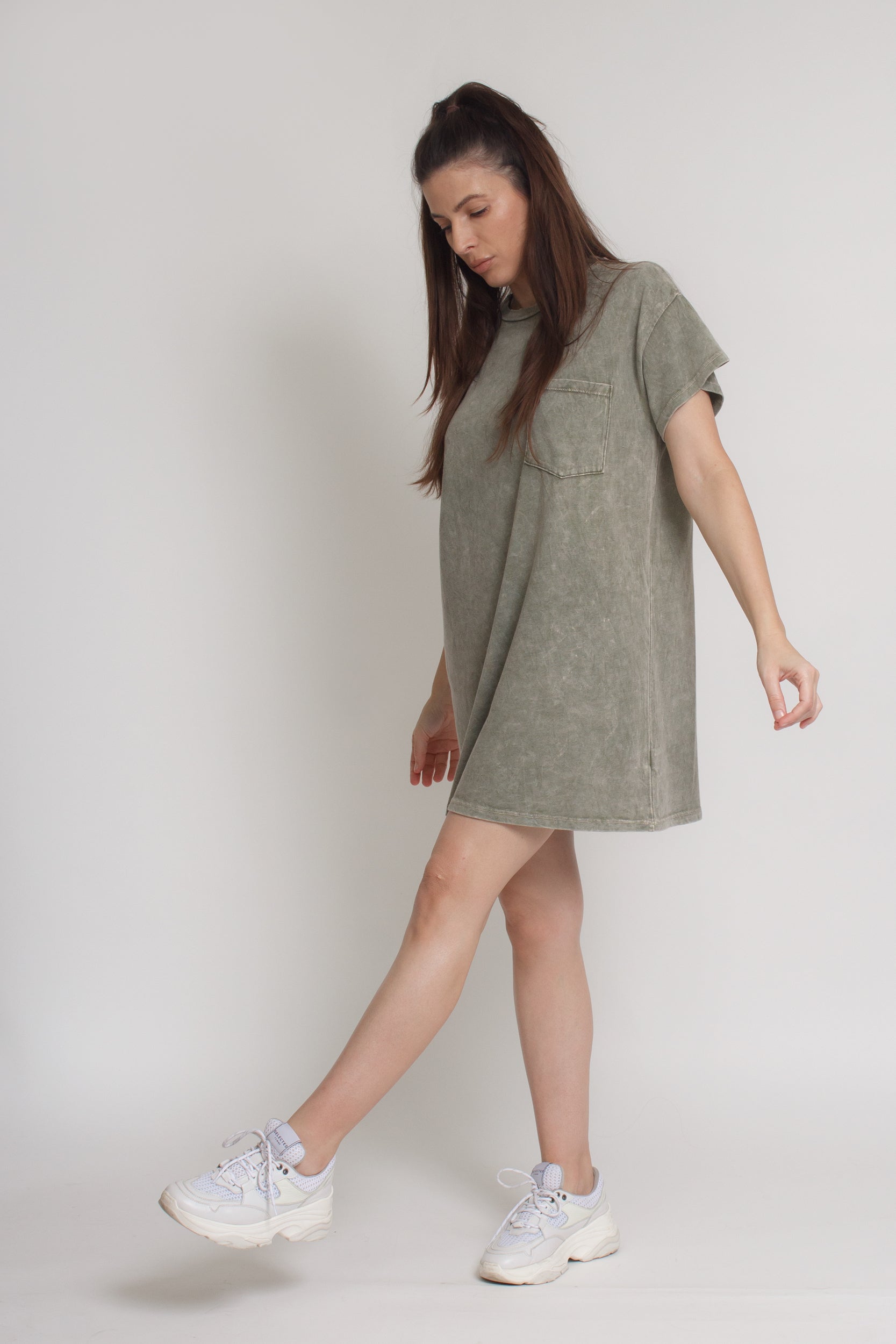 The Classic Pocket Tee Shirt Dress large