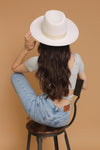 Olive & Pique// Felt rancher hat with band, in Ivory. Image 10