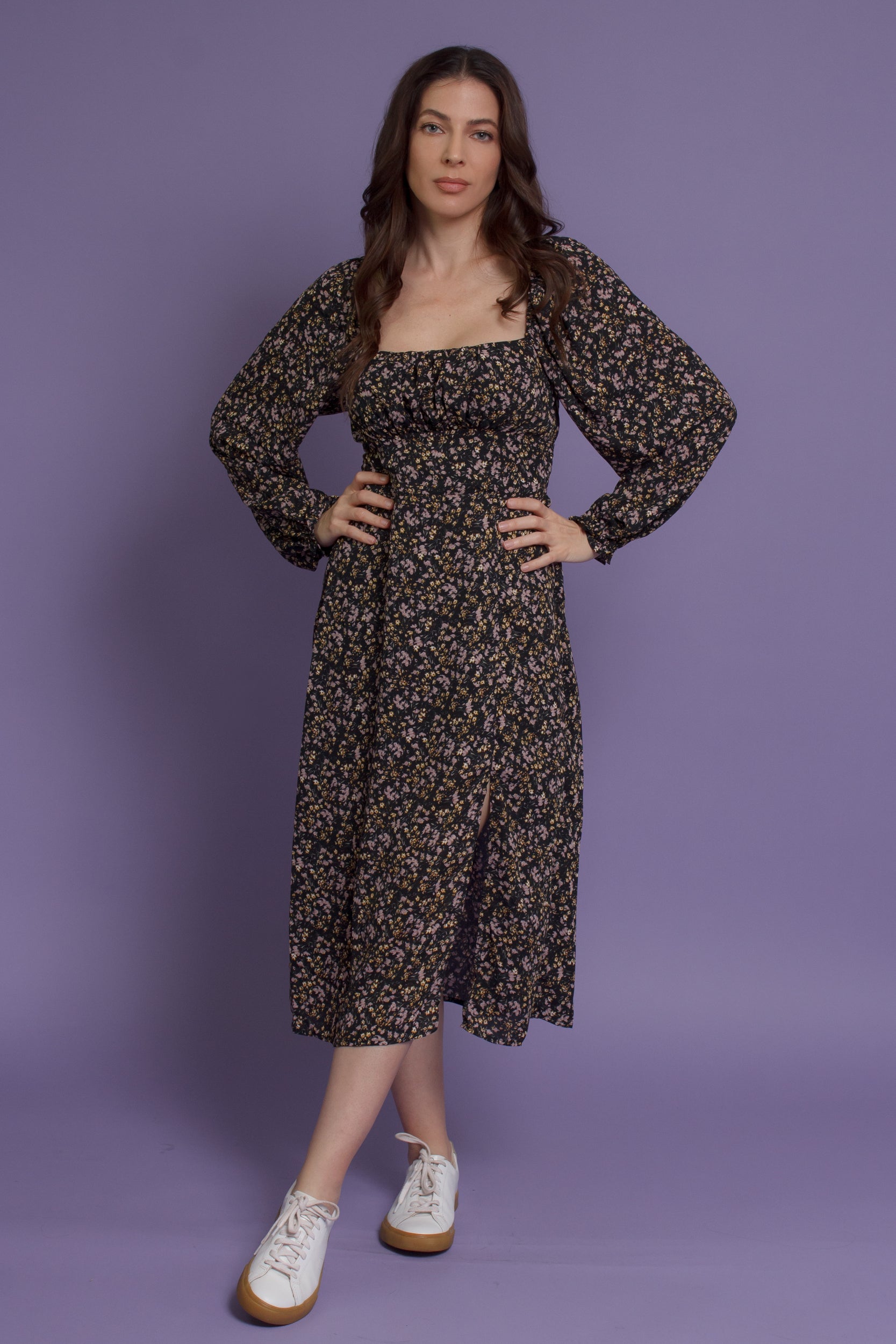 ワンピース SQUARE-SLEEVES DRESS SQUARE-SLEEVES DRESS ワンピース 36 【公式通販】