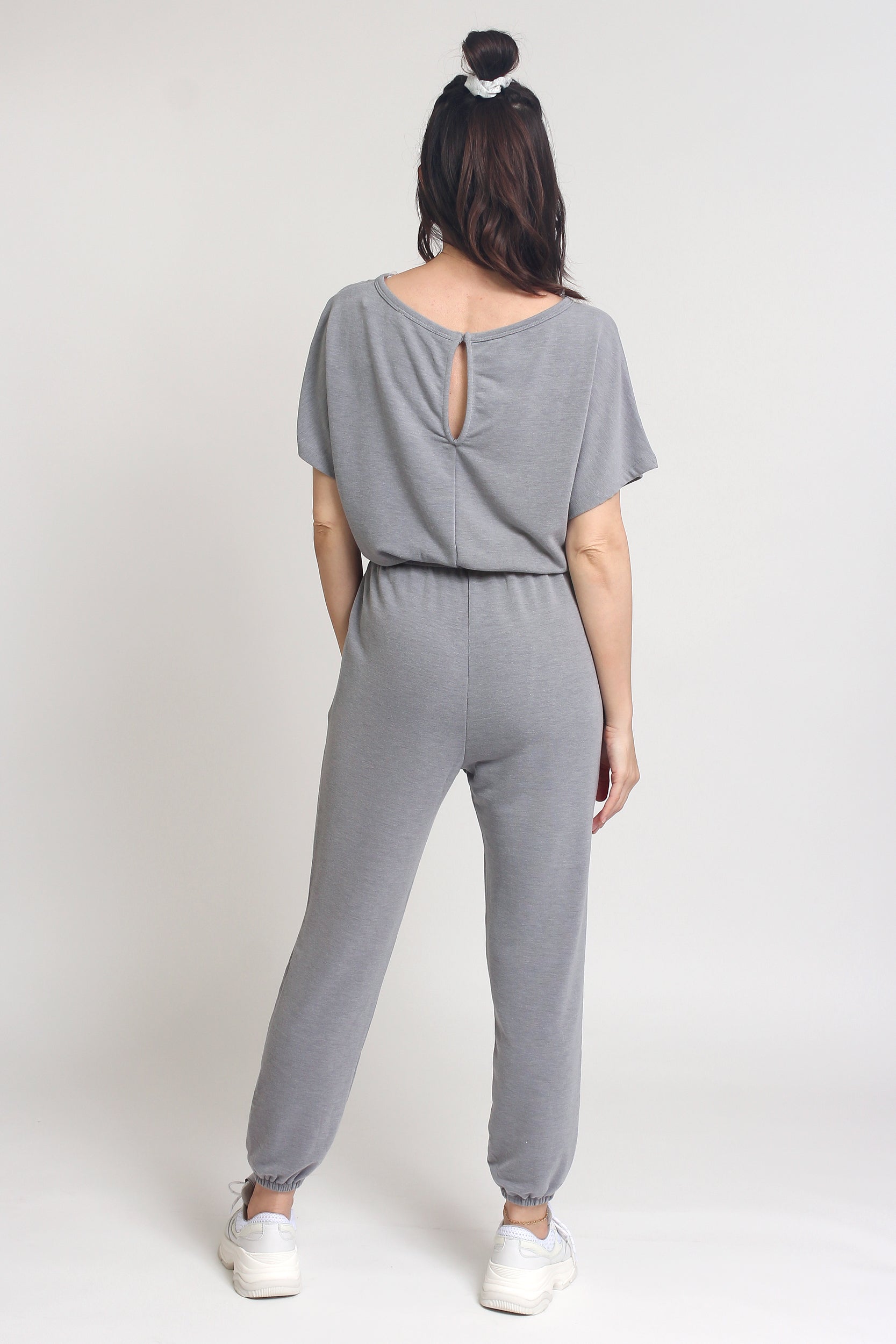 ロンパース・カバーオール house on the hill Jumpsuit(tile) FLEECE JUMPSUIT IN ASH – JONNY COTA