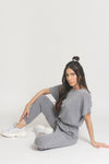 Terry cloth jogger jumpsuit, in Paloma. Image 8